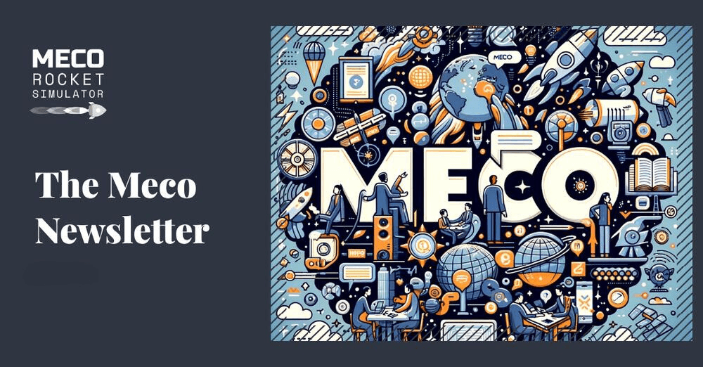 The Meco newsletter banner