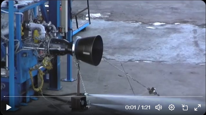 Test fire of an early Merlin 1A engine by SpaceX back in 2006-2007