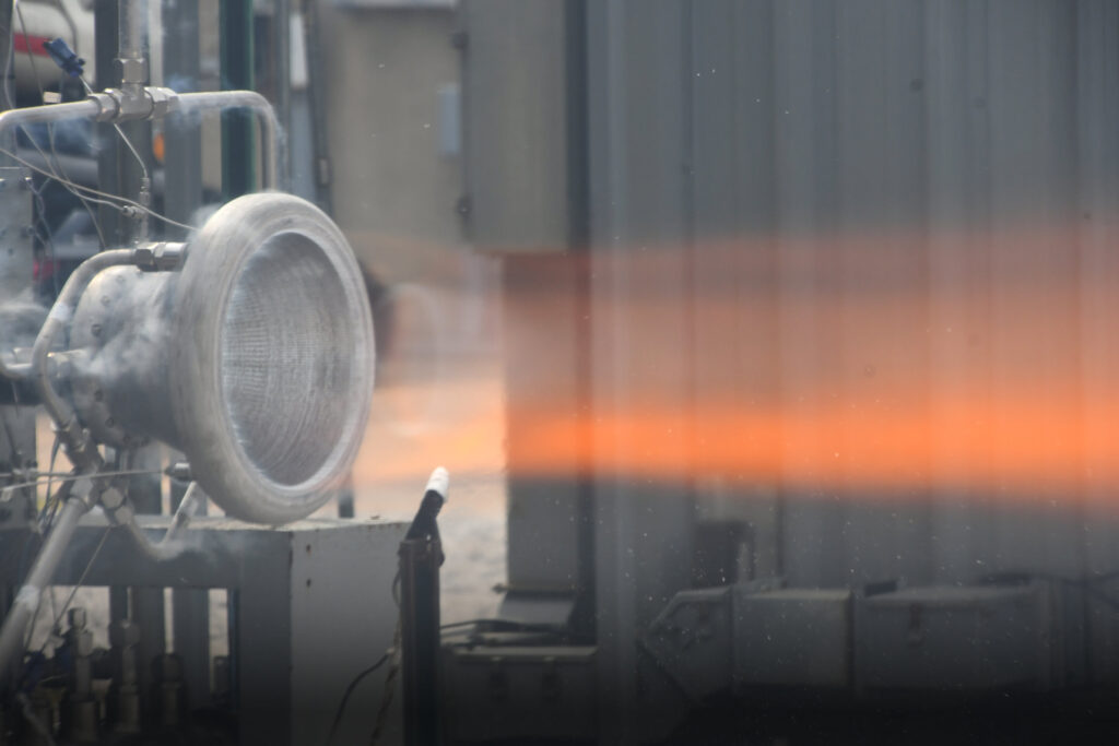 Hotfire! NASA tests 3D-printed RAMFIRE rocket engine nozzle
