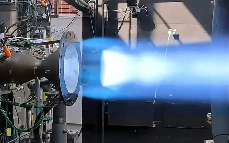 Thrust chamber testing of the Nyx Moon main engine | Credit: The Exploration Company